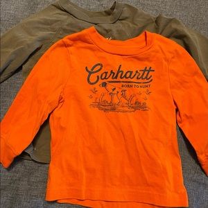 Carhartt shirt bundle. 6 and 9 mo